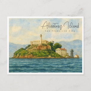 Cartes Pour Fêtes Annuelles Île d'Alcatraz – San Francisco Monument Historique