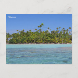 Cartes Pour Fêtes Annuelles Île tropicale de Rangiroa
