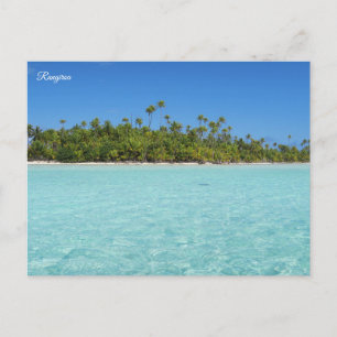 Cartes Pour Fêtes Annuelles Île tropicale de Rangiroa