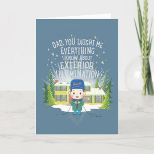 Cartes Pour Fêtes Annuelles Illumination Extérieure de Vacances de Noël