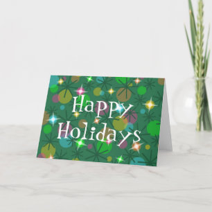 Cartes Pour Fêtes Annuelles Illuminations de Noël 'Joyeux jours fériés'