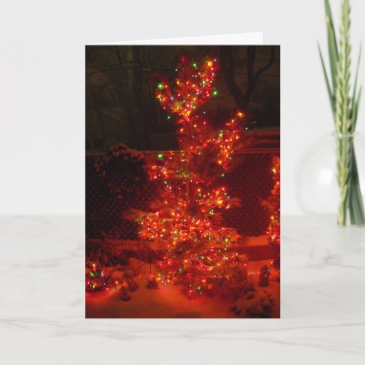 Cartes Pour Fêtes Annuelles Illuminer la nuit (Devant)