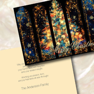Cartes Pour Fêtes Annuelles Illustration Abstraite de l'arbre de Noël dans Win