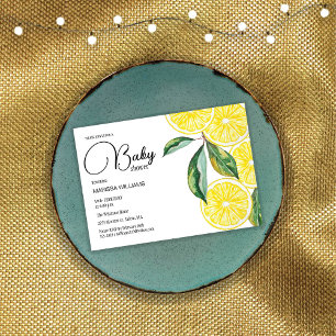 Cartes Pour Fêtes Annuelles Illustration aquarelle de tranches de citron