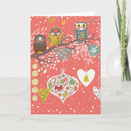 Cartes Pour Fêtes Annuelles Illustration de concept de vacances (Devant)