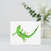 Cartes Pour Fêtes Annuelles Illustration de Gecko Lizard Reptile (Debout devant)