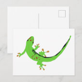 Cartes Pour Fêtes Annuelles Illustration de Gecko Lizard Reptile (Devant / Derrière)