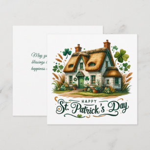 Cartes Pour Fêtes Annuelles Illustration de Jour de la Saint Patrick Green Cot