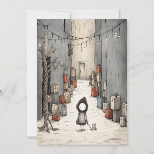 Cartes Pour Fêtes Annuelles Illustration de l'allée des cadeaux