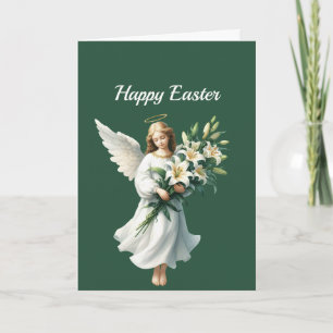 Cartes Pour Fêtes Annuelles Illustration de l'ange de Pâques