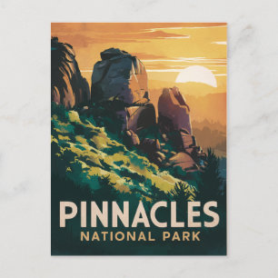 Cartes Pour Fêtes Annuelles Illustration de l'aquarelle du parc national Pinna