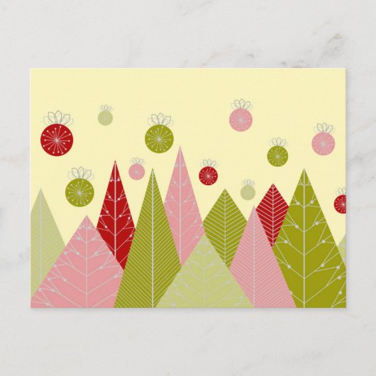 Cartes Pour Fêtes Annuelles Illustration de Noël festif (Devant)