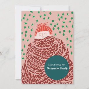 Cartes Pour Fêtes Annuelles Illustration de Noël tirée à la main