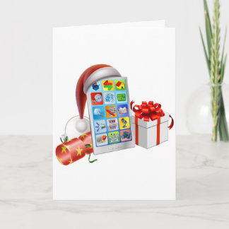 Cartes Pour Fêtes Annuelles Illustration de téléphone de Noël