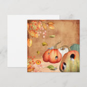 Cartes Pour Fêtes Annuelles Illustration de thanksgiving de souris de souris (Devant / Derrière)