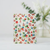 Cartes Pour Fêtes Annuelles Illustration des articles de Noël anciens (Debout devant)