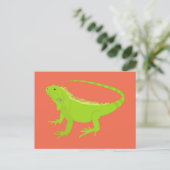 Cartes Pour Fêtes Annuelles Illustration d'Iguana Lizard (Debout devant)