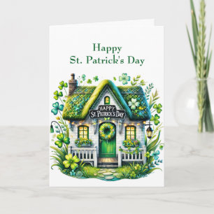 Cartes Pour Fêtes Annuelles Illustration du chalet Jour de la Saint Patrick