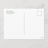 Cartes Pour Fêtes Annuelles Illustration du Globe des neiges (Dos)