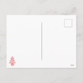 Cartes Pour Fêtes Annuelles Illustration moderne Scribble Doodle Rouge et Blan (Dos)