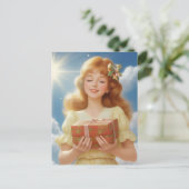 Cartes Pour Fêtes Annuelles Illustration rétro de Noël (Debout devant)