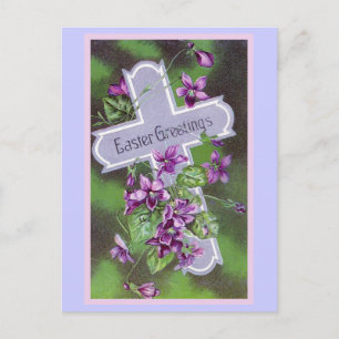 Cartes Pour Fêtes Annuelles Illustration Vintage des voeux de Pâques