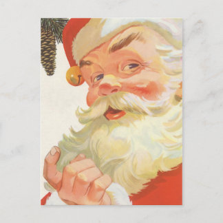 Cartes Pour Fêtes Annuelles Illustration vintage Père Noël