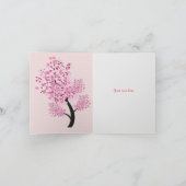 Cartes Pour Fêtes Annuelles Illustrations of a tree with hearts for leaves (Intérieur)