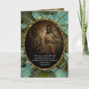 Cartes Pour Fêtes Annuelles Ils l'appelleront Emmanuel