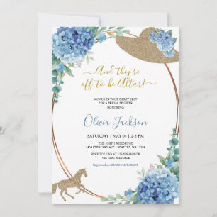 Cartes Pour Fêtes Annuelles Ils vont à l'invitation de la douche nuptiale de l