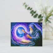 Cartes Pour Fêtes Annuelles Image d'ouverture du portail dans l'imaginaire pei (Debout devant)