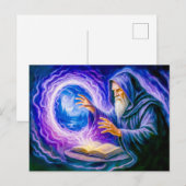 Cartes Pour Fêtes Annuelles Image d'ouverture du portail dans l'imaginaire pei (Devant / Derrière)