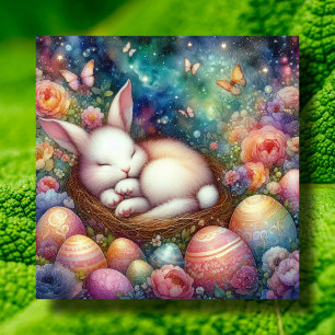Cartes Pour Fêtes Annuelles Imaginaire Aquarelle Bunny Chrétien Pâques