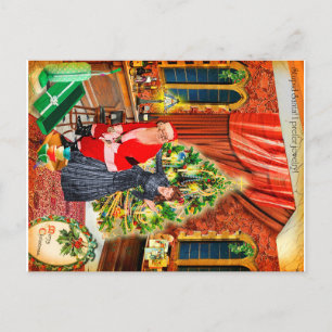 Cartes Pour Fêtes Annuelles Imbécile Père Noël ! Je préfère les bijoux :/