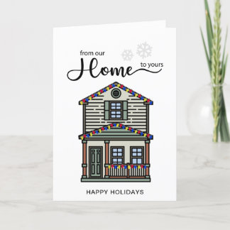 Cartes Pour Fêtes Annuelles Immobilier de notre maison Noël