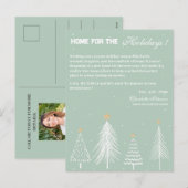 Cartes Pour Fêtes Annuelles Immobilier saisonnier de Noël sur mesure (Devant / Derrière)