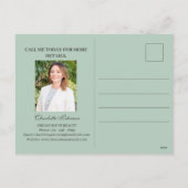 Cartes Pour Fêtes Annuelles Immobilier saisonnier de Noël sur mesure (Dos)