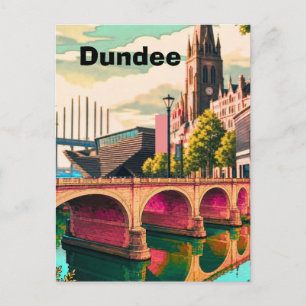 Cartes Pour Fêtes Annuelles Impression d'art de Dundee, affiche de paysage urb