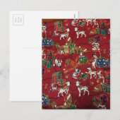 Cartes Pour Fêtes Annuelles Impression de vacances dalmate (Devant / Derrière)