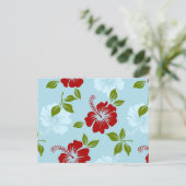 Cartes Pour Fêtes Annuelles Impression hawaïenne (Debout devant)