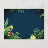 Cartes Pour Fêtes Annuelles Impression Hawaïenne (Devant)