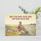 Cartes Pour Fêtes Annuelles Impression motivationnelle - Devis personnalisable (Debout devant)