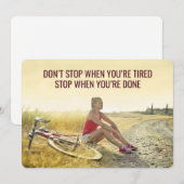 Cartes Pour Fêtes Annuelles Impression motivationnelle - Devis personnalisable (Devant / Derrière)