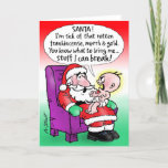 CARTES POUR FÊTES ANNUELLES INCENSED<br><div class="desc">Baby Jesus Knows exactement what the Christmas miracle is all about—getting the presents you want ! Thank God pour Santa Claus !  Here est unique,  Funny Christmas Card !
See more of my unique atheist creations at Zazzle.com/atheistcards and —> TÉLÉCHARGEMENT MY FREE CARDS at: AtheistCards.com</div>