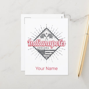 Cartes Pour Fêtes Annuelles Indianapolis City Indiana États-Unis États-Unis