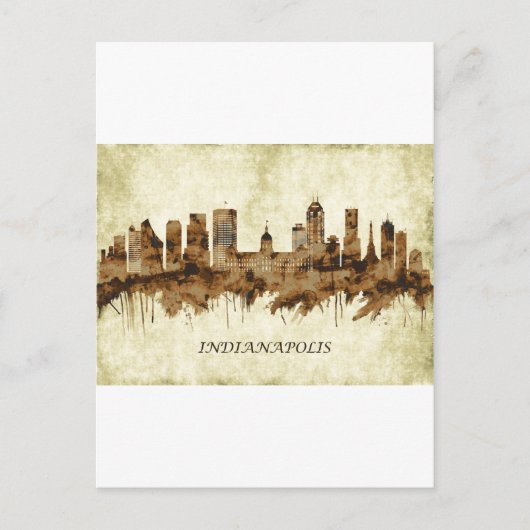 Cartes Pour Fêtes Annuelles Indianapolis Indiana (Devant)