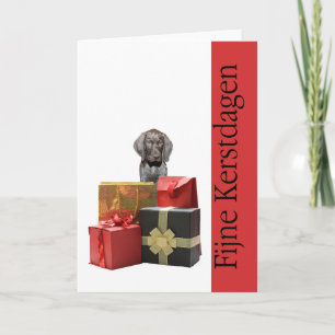 Cartes Pour Fêtes Annuelles Indicateur aux cheveux courts allemand Chistmas de