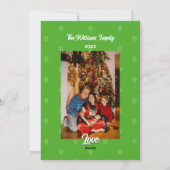 Cartes Pour Fêtes Annuelles Infinite Love Christmas Tree - Photo de retour (Dos)