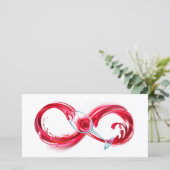 Cartes Pour Fêtes Annuelles Infinity (Debout devant)