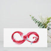 Cartes Pour Fêtes Annuelles Infinity (Debout devant)